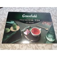 Коробка от чая Гринфилд, чай Greenfield упаковка. Большая коробка от чая в пакетиках Гринфилд
