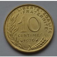 Франция, 10 сантимов 1976 г.
