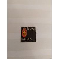1900 Царская Россия Великое княжество Финляндское траурная марка герб (1-6)