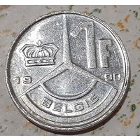 Бельгия 1 франк, 1990 'BELGIE' (7-3-73)
