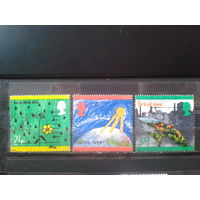 Англия 1992 Охрана окружающей среды в рисунках детей Михель-3,6 евро гаш