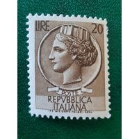 Италия 1953. Сиракузская монета. Марка из серии