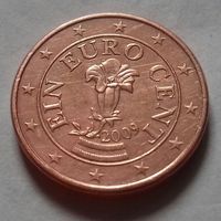 1 евроцент, Австрия 2009 г.