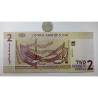 Werty71 Судан 2 фунта 2015 UNC банкнота
