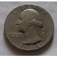 25 центов, США 1984 P