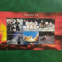 Того 2016. Космическая миссия Аполлон 16. Малый лист