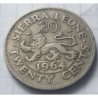 Сьерра-Леоне 20 центов, 1964     ( 4-4-1 )