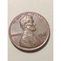 1 цент США 1981