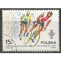 Польша. Олимпиада Лос Анджелес'84. Велоспорт. 1984г. Mi#2315.