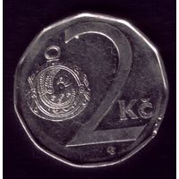 2 Кроны 2003 год Чехия