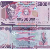 Гвинея  5000 франков  2022  год  UNC