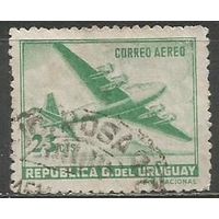 Уругвай. Авиапочта. Самолёт. 1954г. Mi#713.