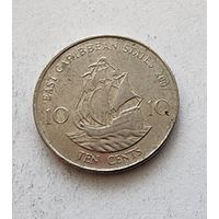 Восточные Карибы 10 центов, 2007
