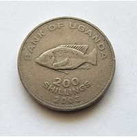 Уганда 200 шиллингов, 2003