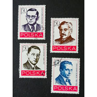 Польша 1978 г. Лидеры рабочего движения. Известные люди, полная серия из 4 марок #0017-Л1P2