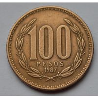 Чили, 100 песо 1987 г.