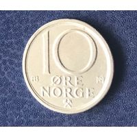 Норвегия 10 эре 1978