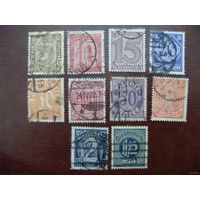 DR-DI 1920 Рейх. Германия. Mi. 24-33 (Mi. 22 euro) см.описание