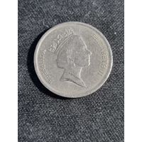 Бермудские острова 10 центов 1990