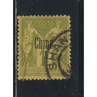 Франция Почта за рубежом Китай 1894 Вып Мир и торговля Надп #14