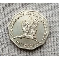Белиз 1 доллар 2012/ 30 лет Центральному банку / птицы //FA