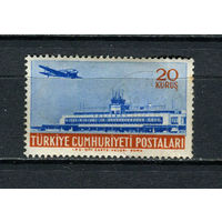 Турция - 1954 - Авиация и флот 20К - [Mi.1405] - 1 марка. Гашеная.  (LOT EJ5)-T10P2