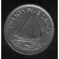 25 центов 1981 год Багамы