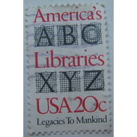США марка Американская библиотека