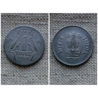 Индия 1 Рупия 1994 Отметка монетного двора -  - Ноида