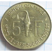 1к Западная Африка 5 франков 1977 ТОРГ уместен  распродажа коллекции