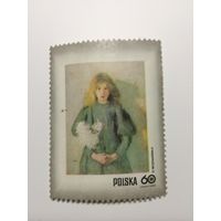 Польша 1971. Женщины на картинах польских художников.