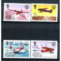 Британские Антарктические территории - 1983г. - 200 лет авиации - полная серия, MNH [Mi 104-107] - 4 марки