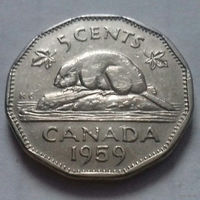 5 центов, Канада 1959 г.