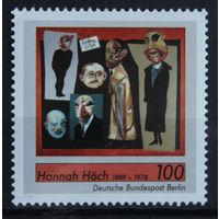 100 лет со дня рождения художника Ханны Хёх, Германия (Берлин), 1989 год, 1 марка