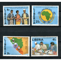 Либерия - 1984 - 10-летие Союза государств реки Мано - [Mi. 1288-1291] - полная серия - 4 марки. MNH.