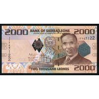 Сьерра Леоне 2000 леоне 2021 г. P31f. Серия JT. UNC