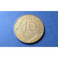10 сантимов 1996. Франция.