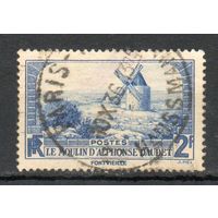 70 лет произведению А. Доде "Письма с моей мельницы" Франция 1936 год серия из 1 марки
