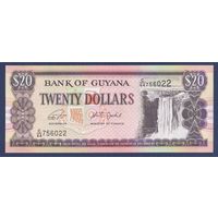 Гайана, 20 долларов 1996 - 2018 г. P-30g, UNC