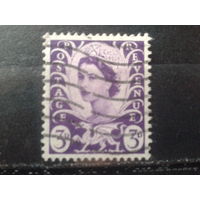 Уэльс 1967  Региональный выпуск Королева Елизавета 2  3 пенса