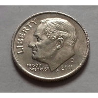 10 центов (дайм) США 2011 D