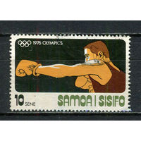 Самоа - 1976 - Летние Олимпийские игры 10S - [Mi.338] - 1 марка. Гашеная.  (Лот 82EY)-T25P7