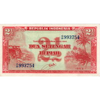 Индонезия, 2,5 рупии, 1953 г., UNC