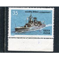 Индия. Военный фрегат