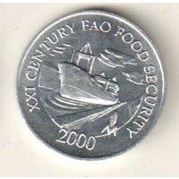 Панама 1 сентесимо 2000 ФАО