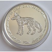 Чад 2019 серебро (1 oz) "Кельтские животные - лиса"