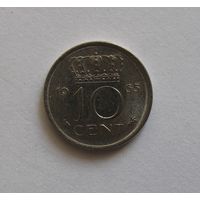 Нидерланды - 10 центов - 1965