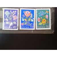 Польша 1974, Международная выставка марок, вышивка