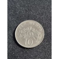 Сингапур 10 центов 1987