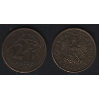 Польша y277 2 грош 2005 год (mw) (f0